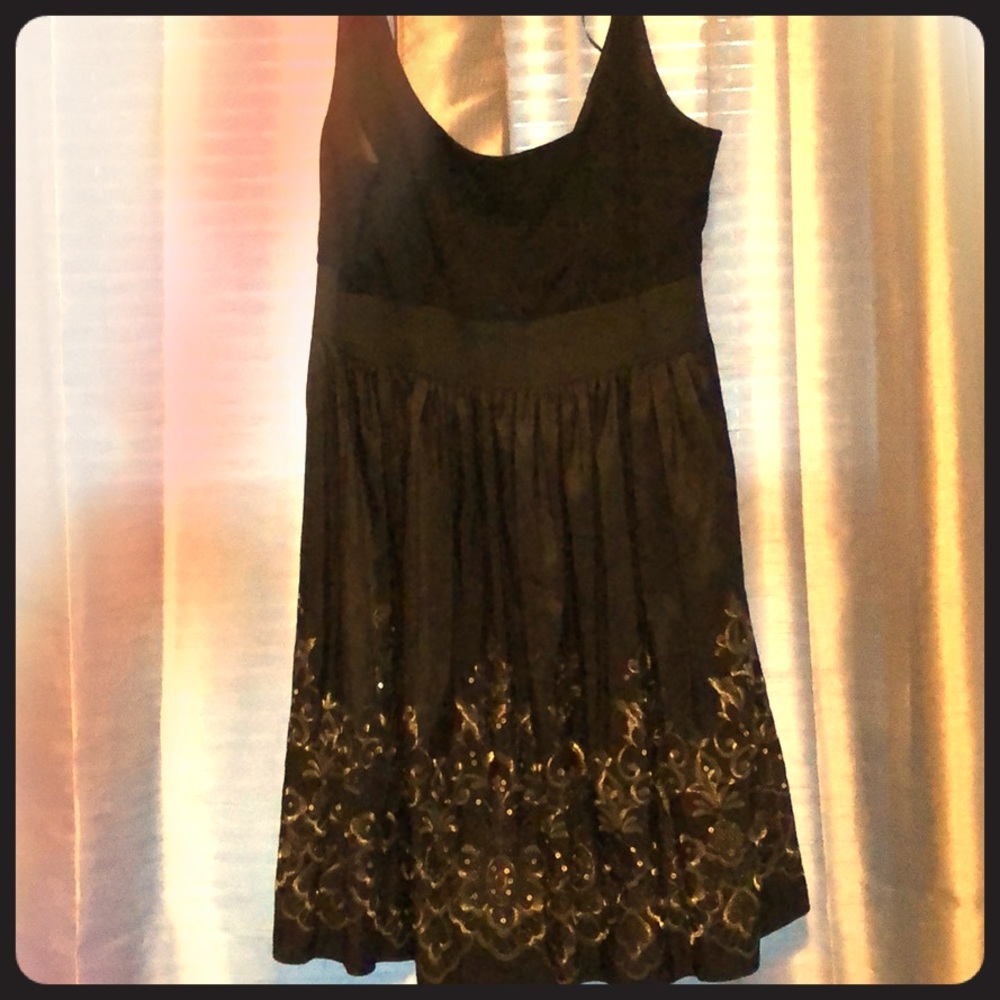 Black dress with beautiful sequin detailing